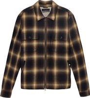 AllSaints Mathers Plaid Zip Jacket