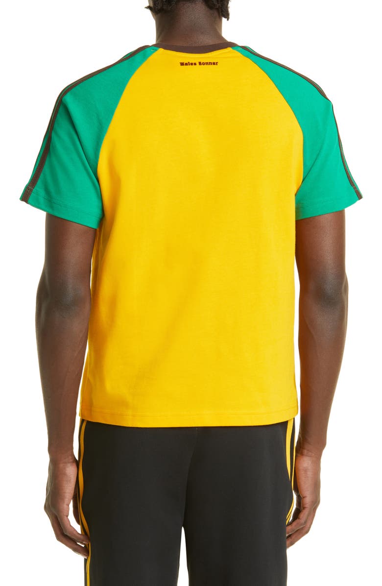 ADIDAS X WALES BONNER Trefoil Embroidered T-Shirt, Alternate, color, 