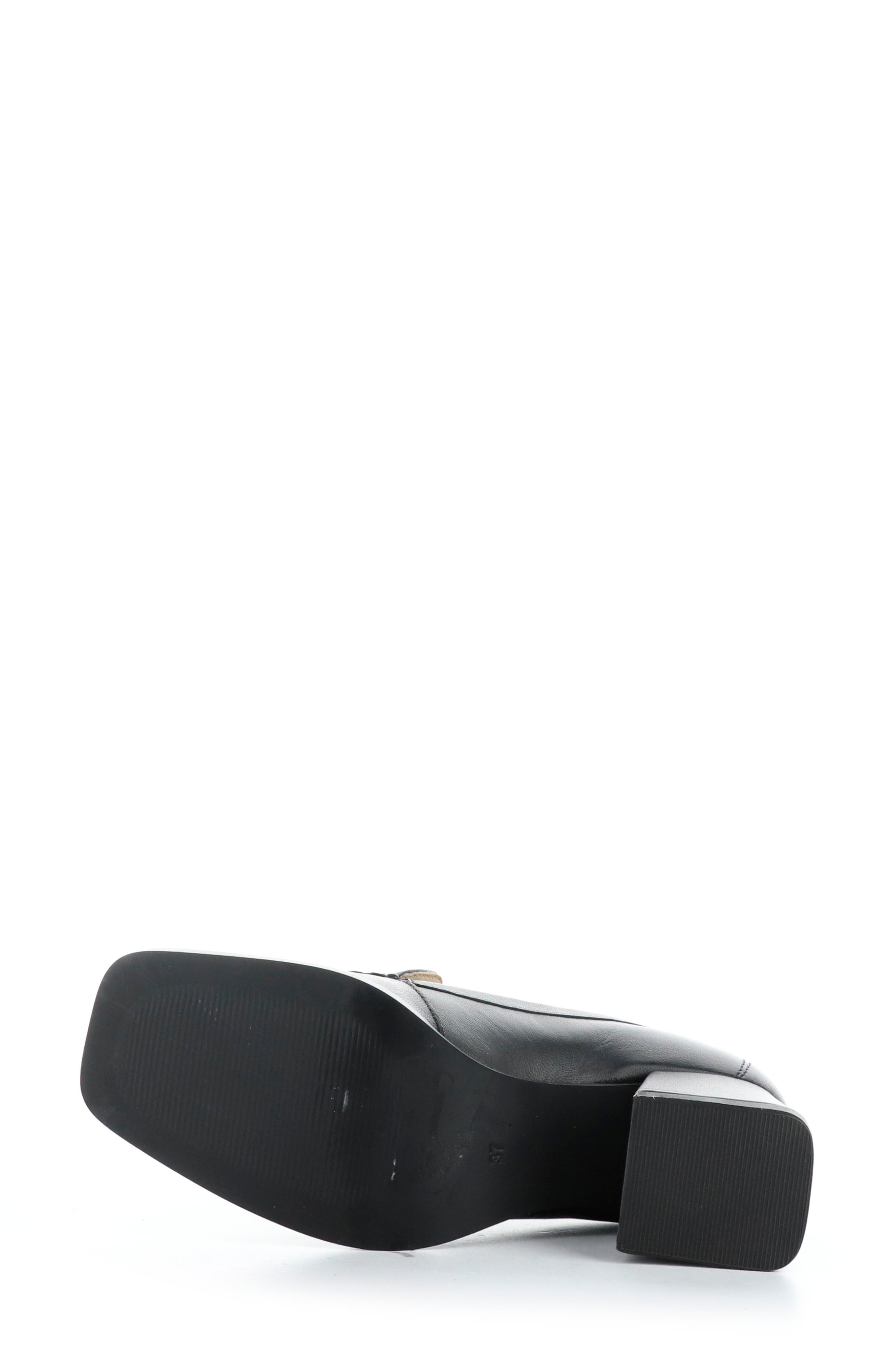 Bos. & Co. Amari Loafer Pump, Alternate, color, Black Cordero Leathe