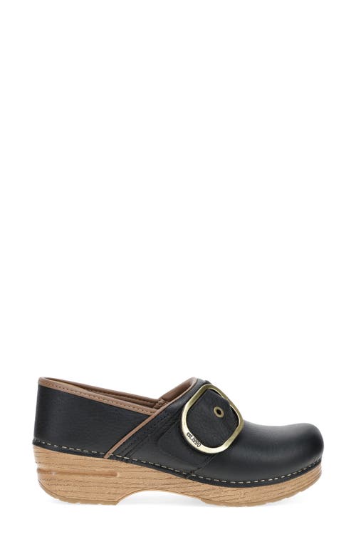 Dansko Pearson Buckle Strap Clog In Black