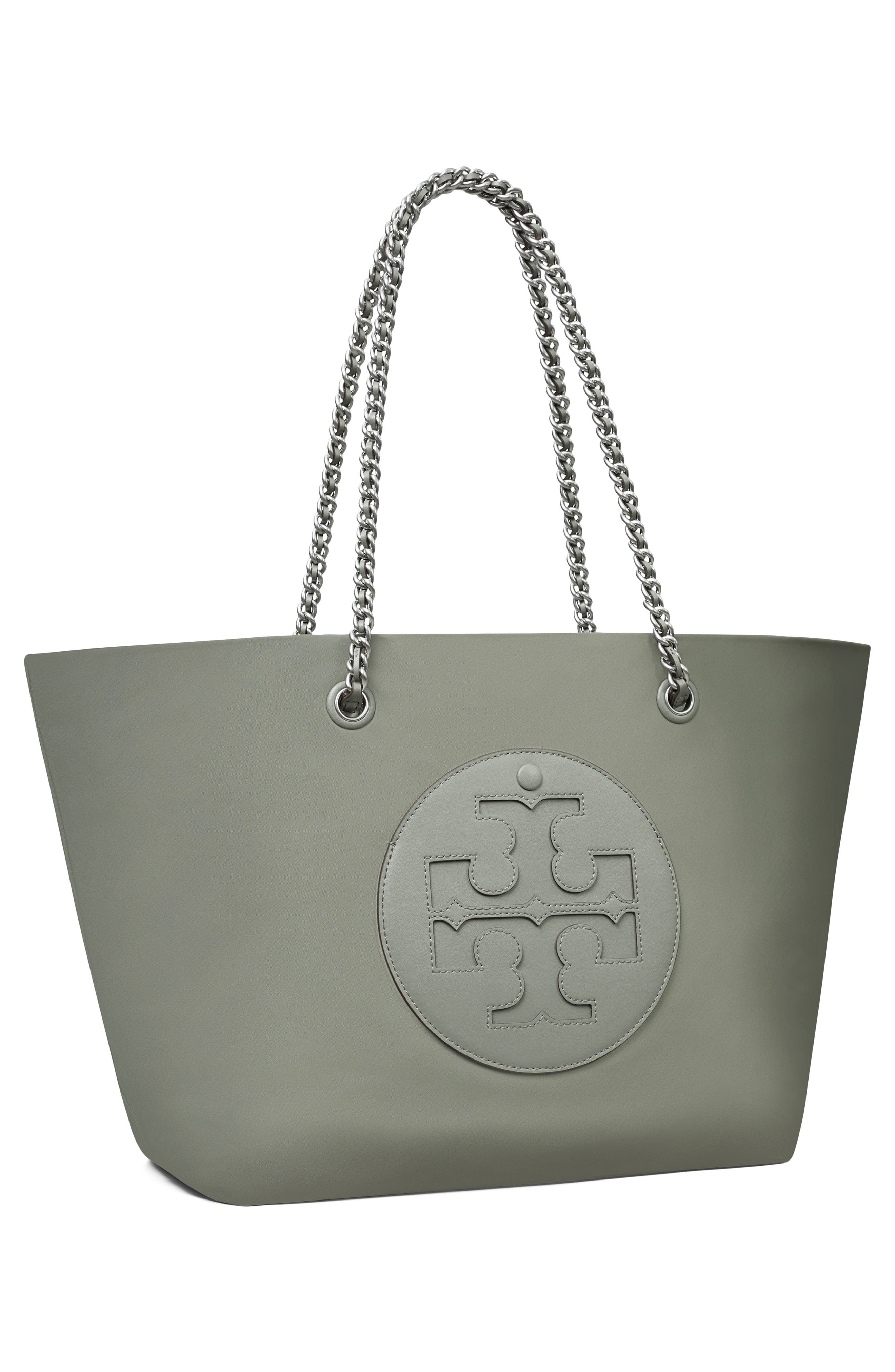 Tory Burch Ella Chain Tote, Alternate, color, Stone