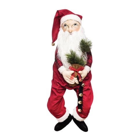 Barto Santa Joe Spencer Gathered Traditions Christmas Art Doll Figure
