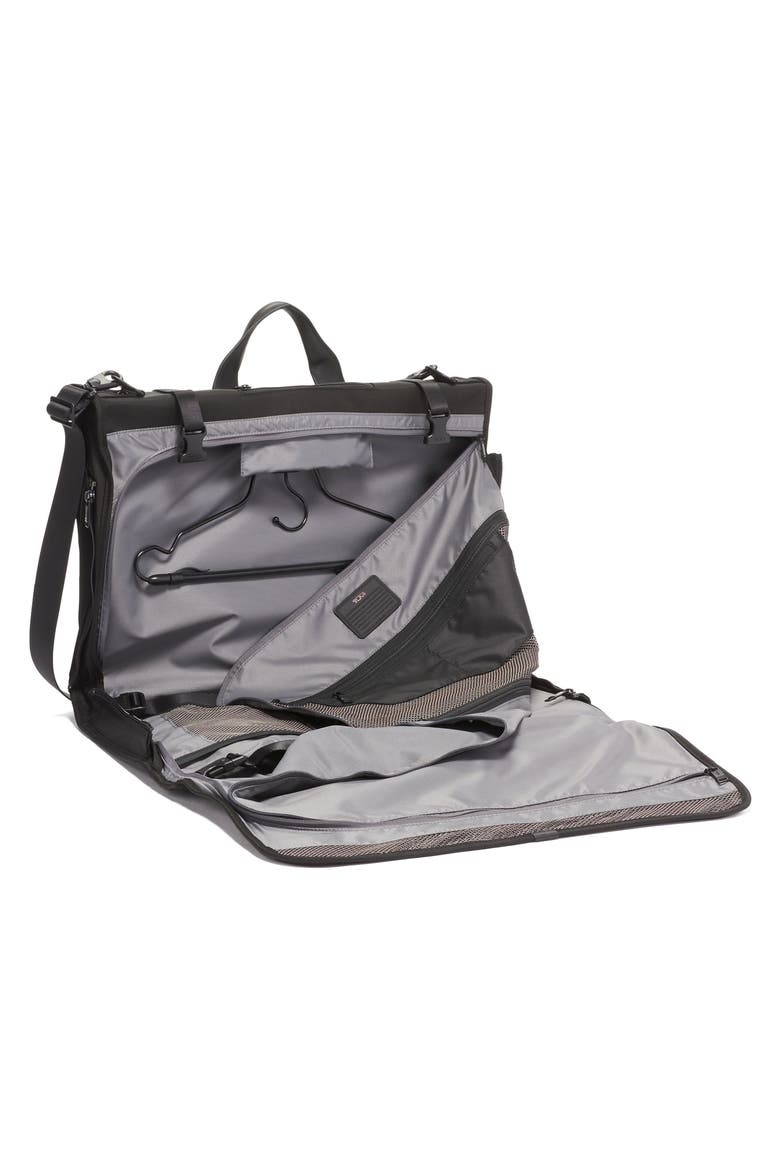Alpha Tri-Fold Garment Bag, Alternate, color, BLACK