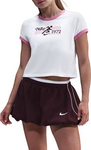 Nike Sportswear Crop 1972 Marathon Ringer T-Shirt
