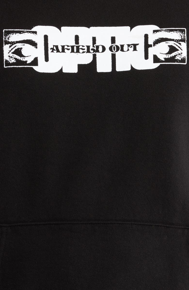 Afield Out Optic Graphic Hoodie, Alternate, color, Black