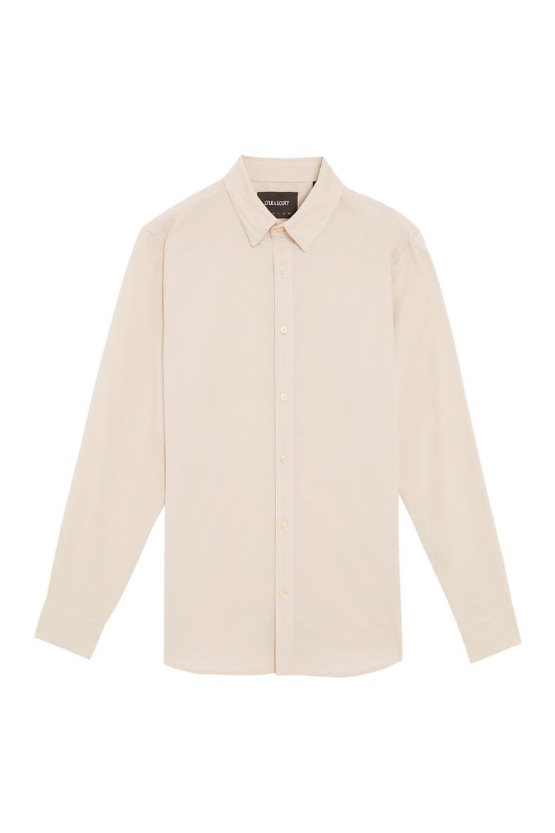 Long Sleeve Micro Corduroy Shirt, Alternate, color, Putty