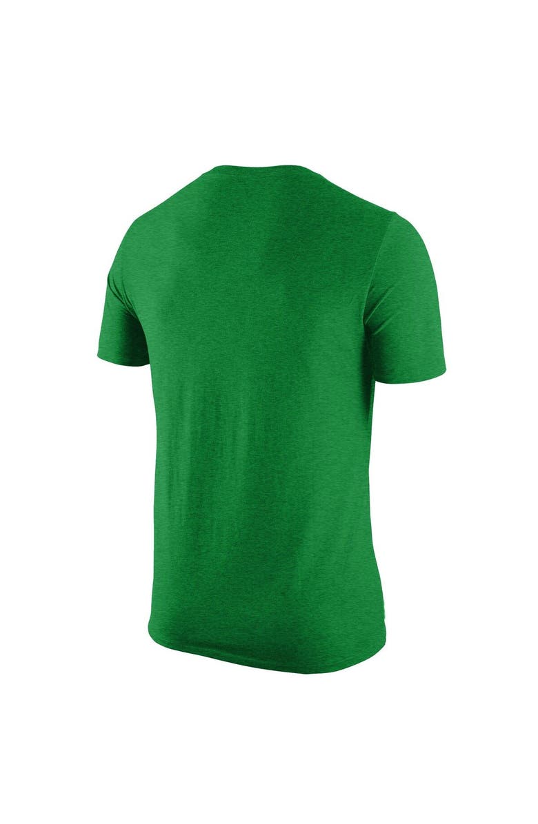 Nike Men's Nike Heather Kelly Green Oregon Ducks Vintage Logo Tri-Blend T-Shirt, Alternate, color, 