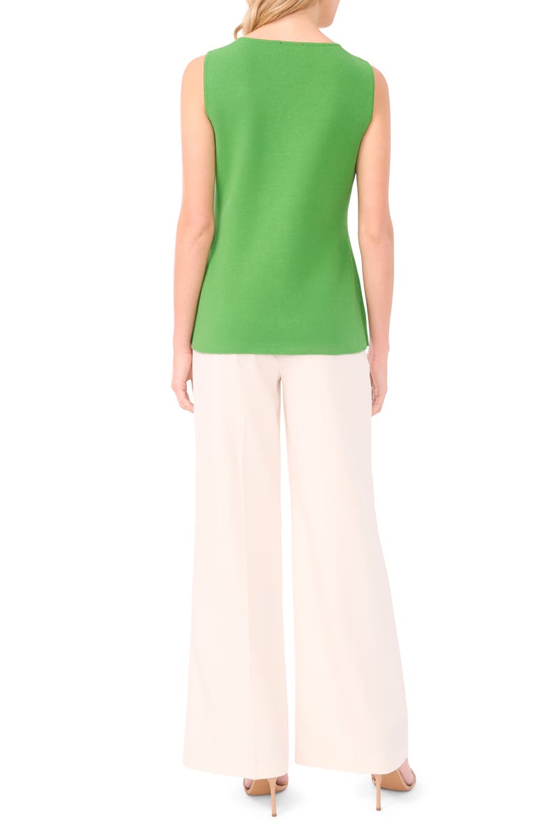 Ted Baker Sleeveless Button-Up Shirt, Alternate, color, Green Bee