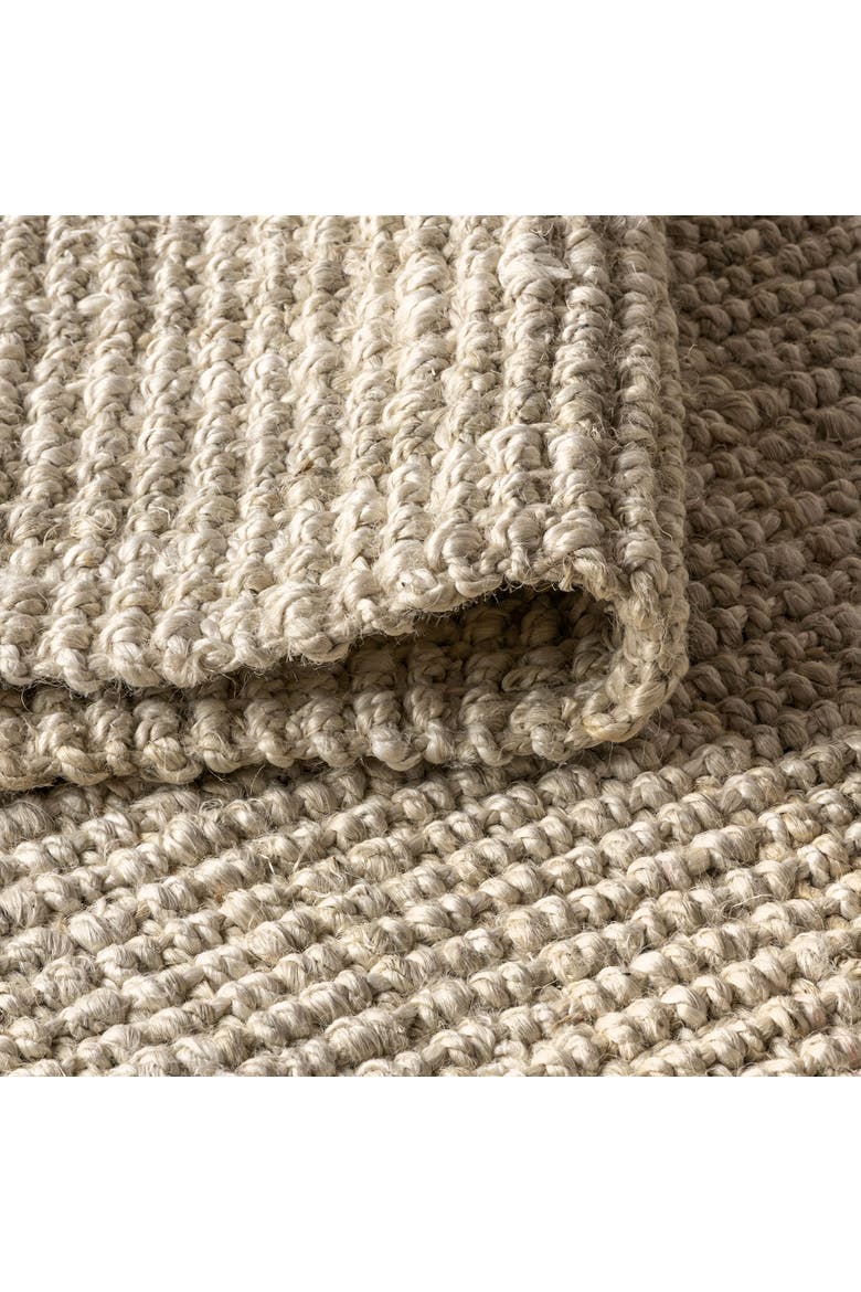 Hiro Hand Woven Chunky Jute Area Rug, Alternate, color, Ivory