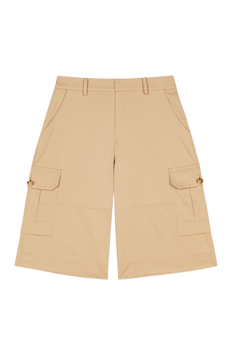 maje Cotton Bermuda shorts, Main, color, 