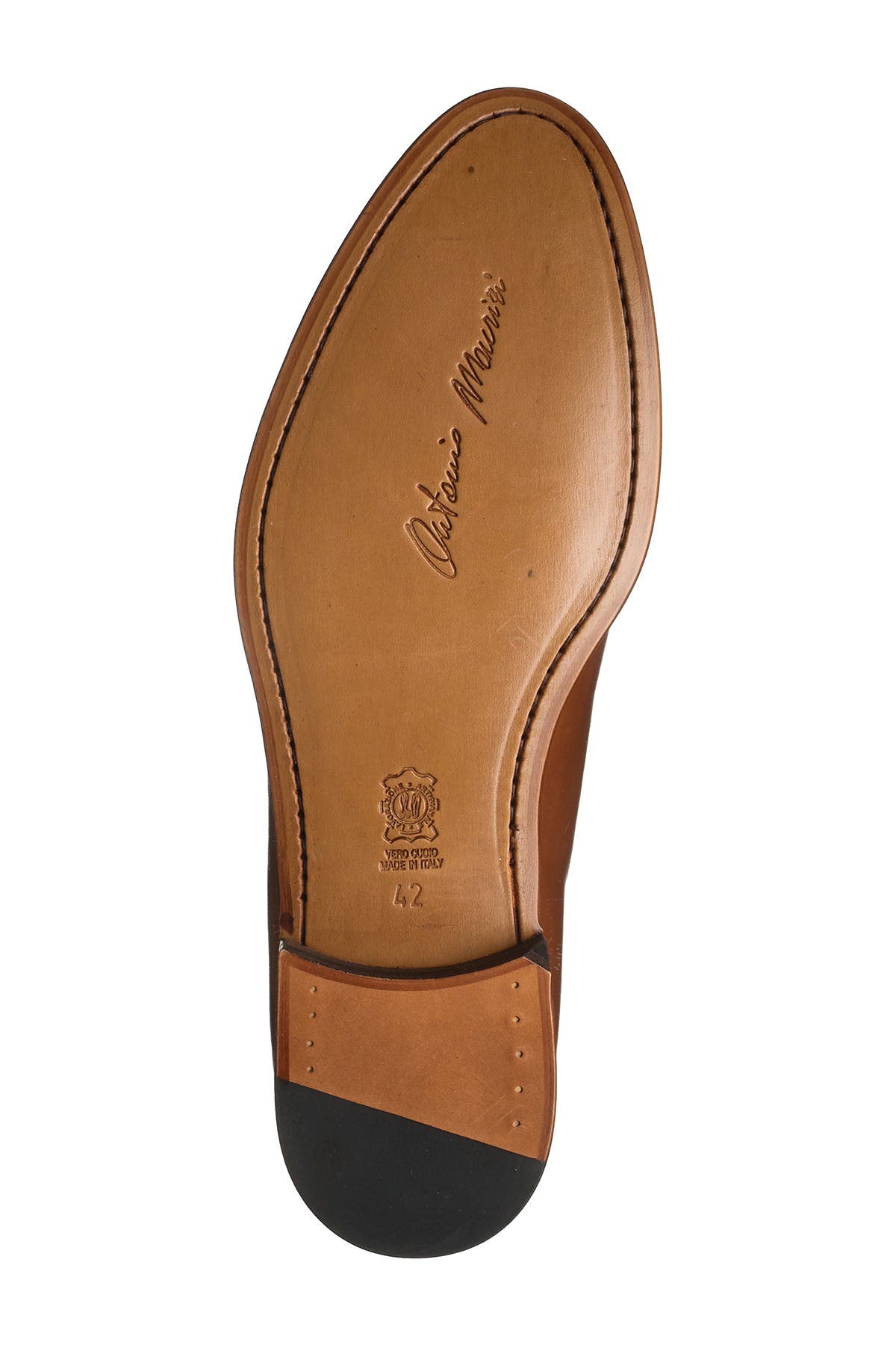 ANTONIO MAURIZI Burnished Leather Derby, Alternate, color, 