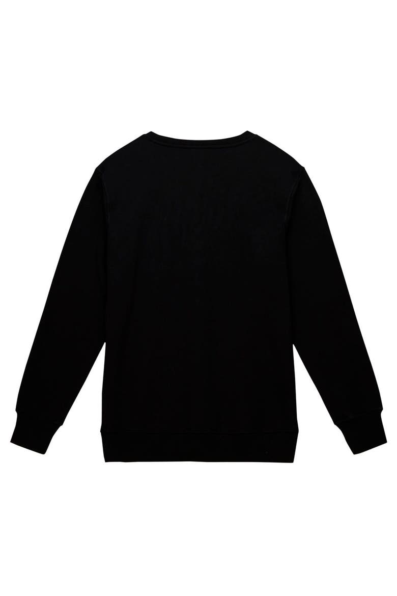 Men's Mitchell & Ness Black Seattle Seahawks Basic Fleece Pullover Sweatshirt, Alternate, color, Black