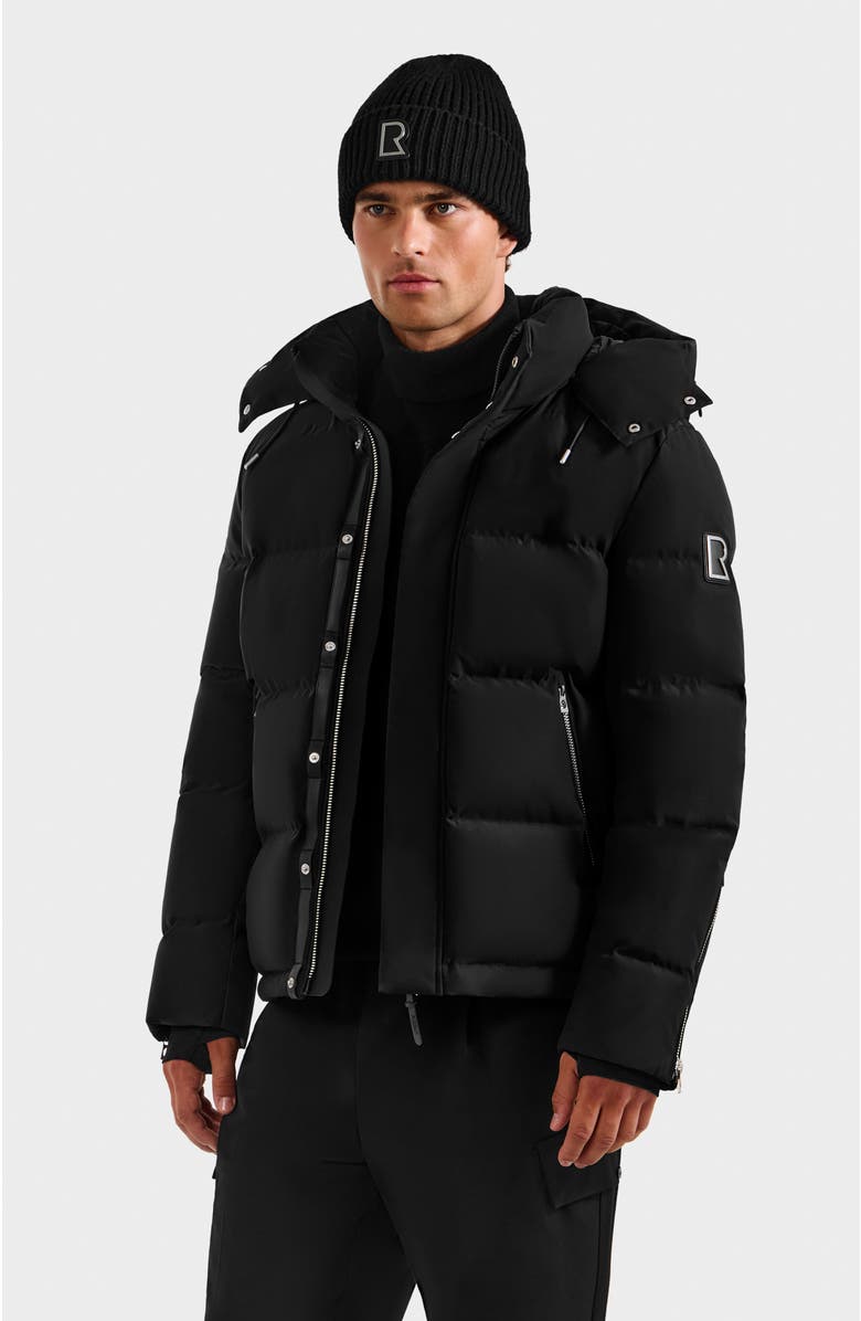 Rudsak Joel Heritage Quilted Down Puffer, Alternate, color, Black