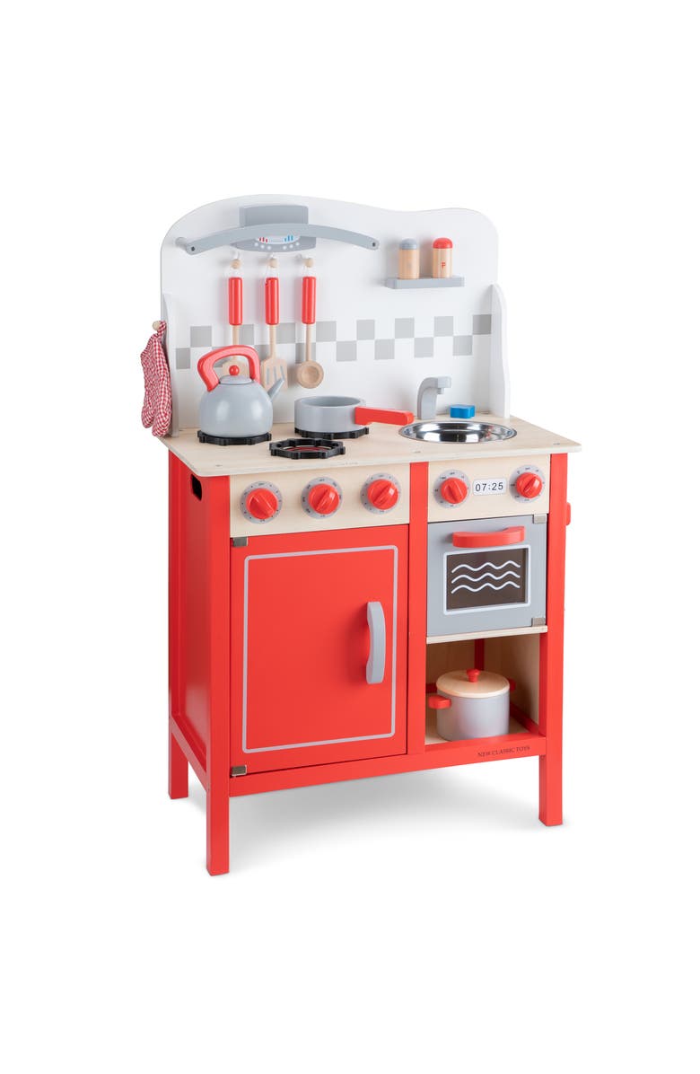 NEW CLASSIC TOYS Kitchenette Bon Appetit DeLuxe, Main, color, Red