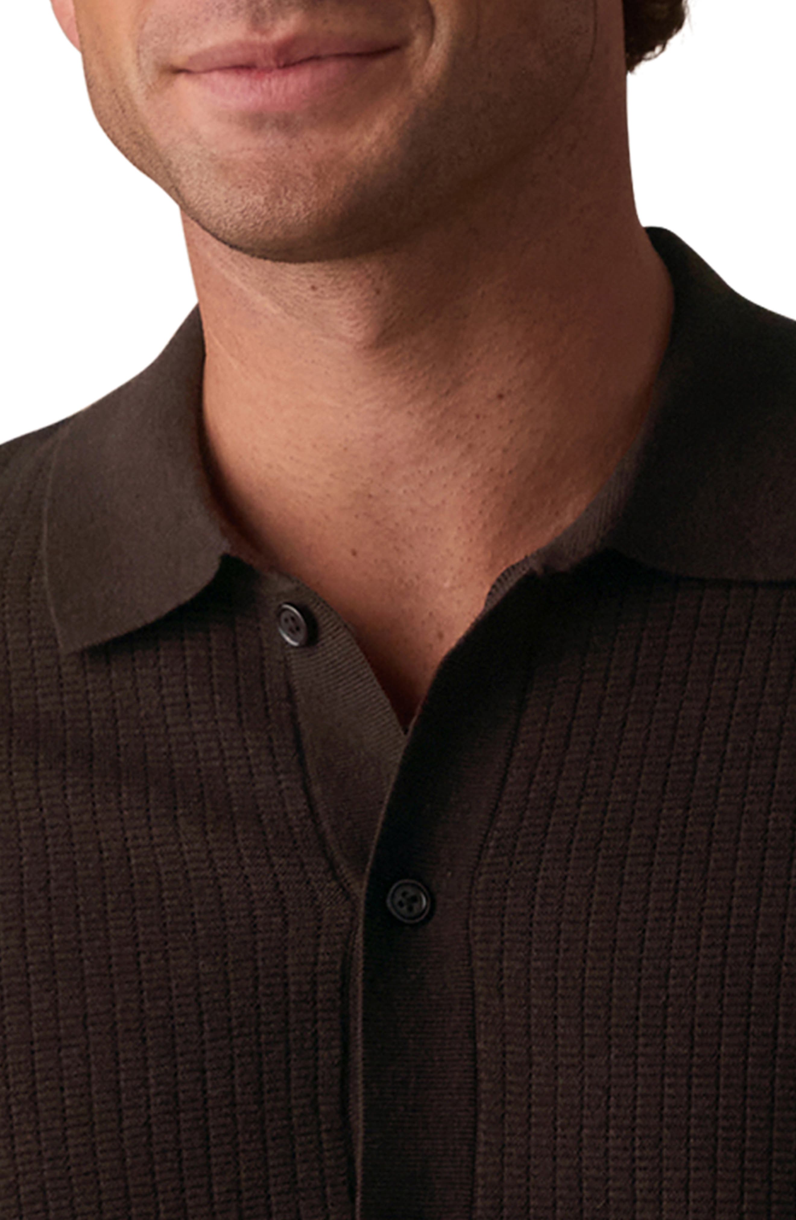 The Normal Brand BreezeKnit Short Sleeve Button-Up Shirt — фото 4