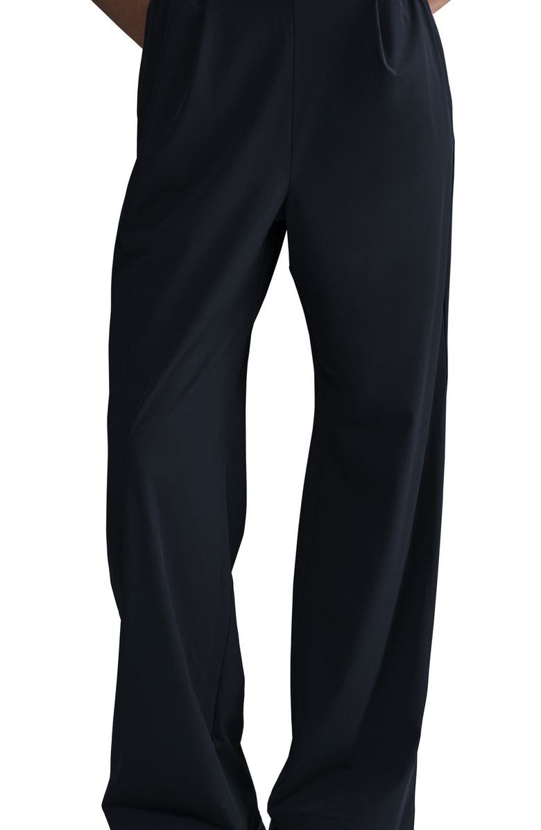 Nike 24.7 PerfectStretch Dri-FIT High Waist Loose Wide Leg Pants, Alternate, color, 010 Black/Black