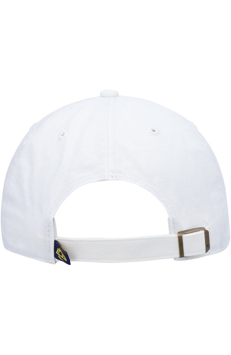 '47 Men's '47 White Los Angeles Rams Logo Clean Up Adjustable Hat, Alternate, color, White