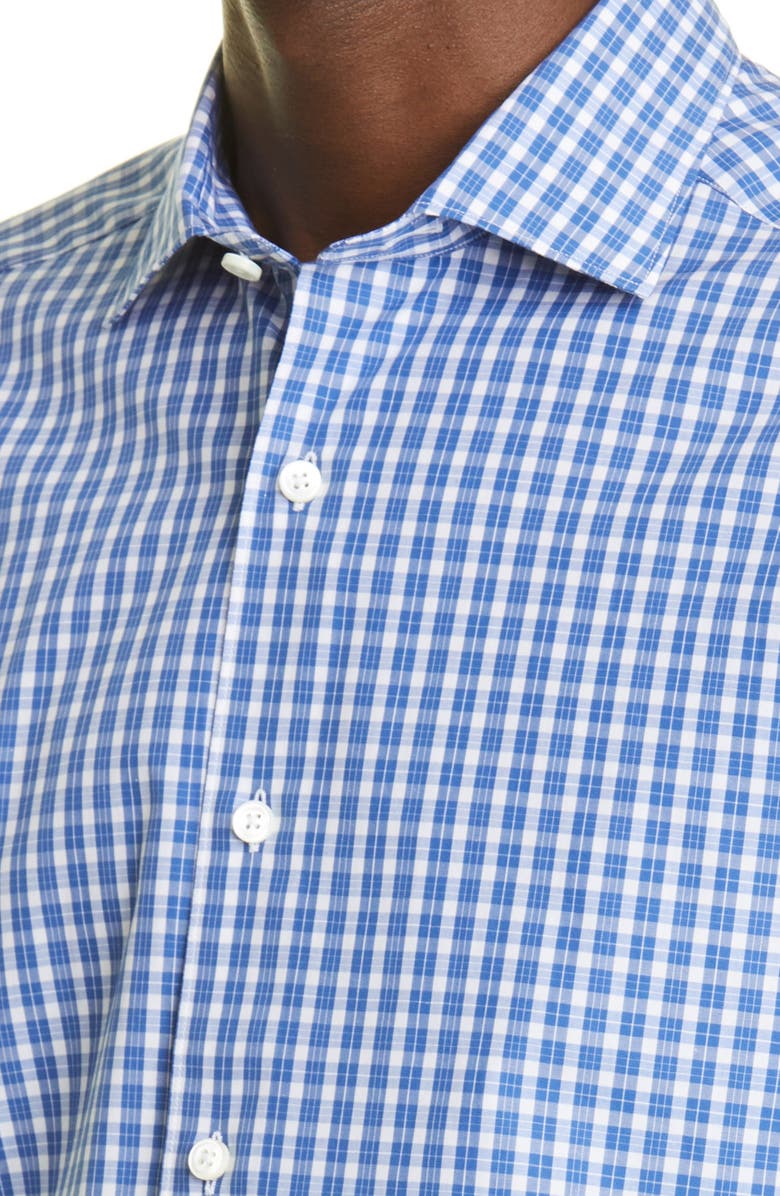 ZEGNA Centoquaranta Twill Button-Up Shirt, Alternate, color, 