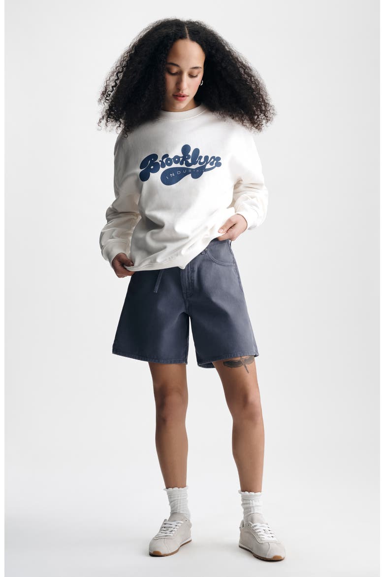 Graphic Sweatshirt, Alternate, color, ANTIQUE WHITE