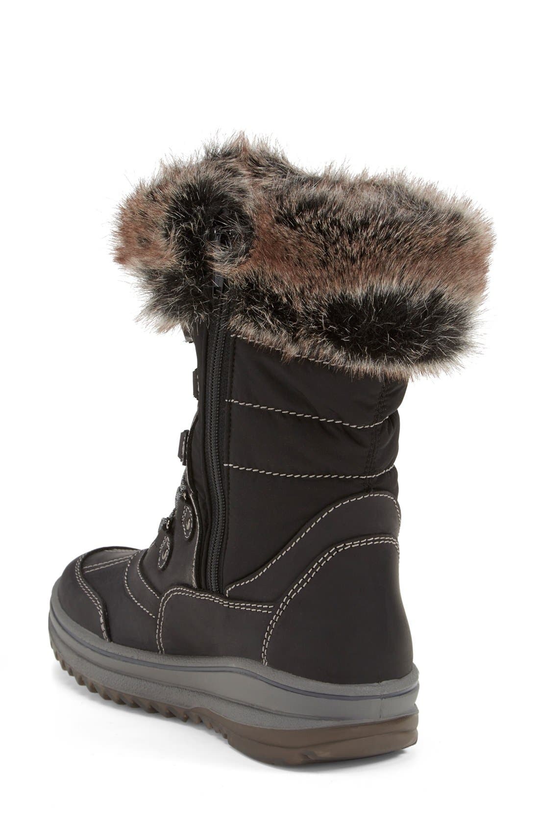 Santana Canada 'Myrah' Faux Fur Waterproof Boot, Alternate, color, 