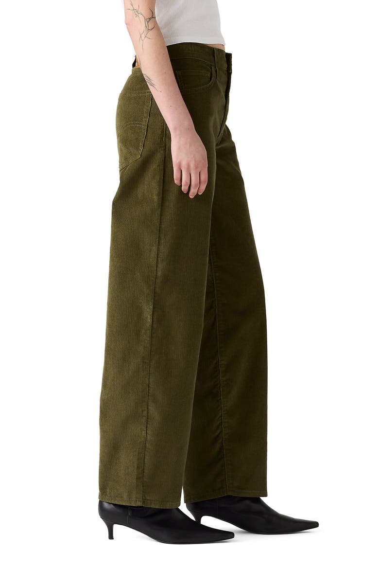 Baggy Dad Corduroy Jeans, Alternate, color, IVY GREEN