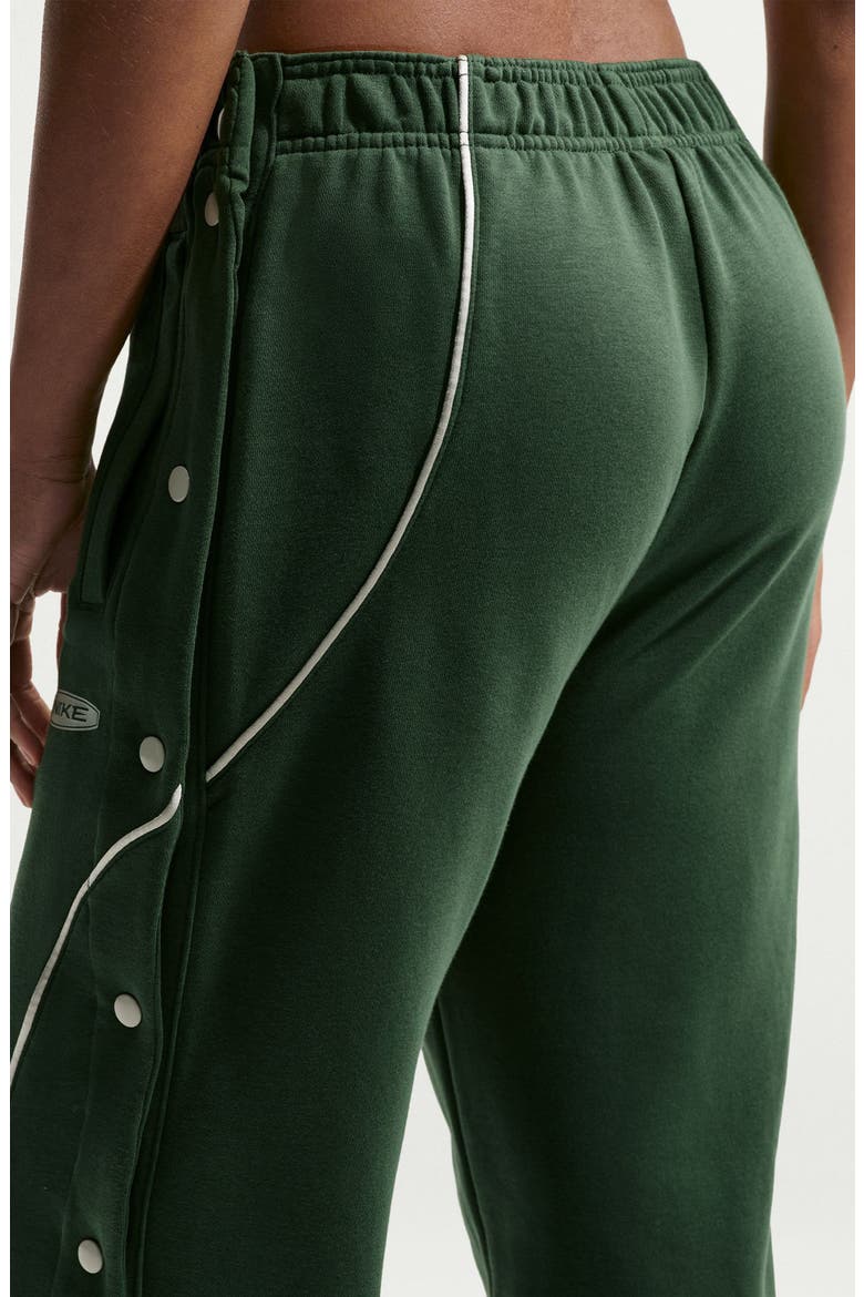 Fleece Tearaway Pants, Alternate, color, FIR/ LIGHT SILVER