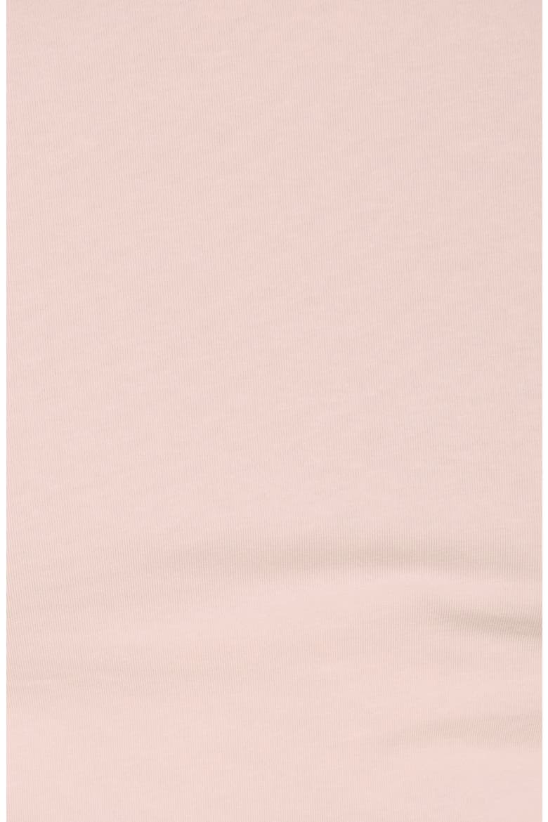 Ruched Organic Cotton Crop T-Shirt, Alternate, color, PINK CREOLE