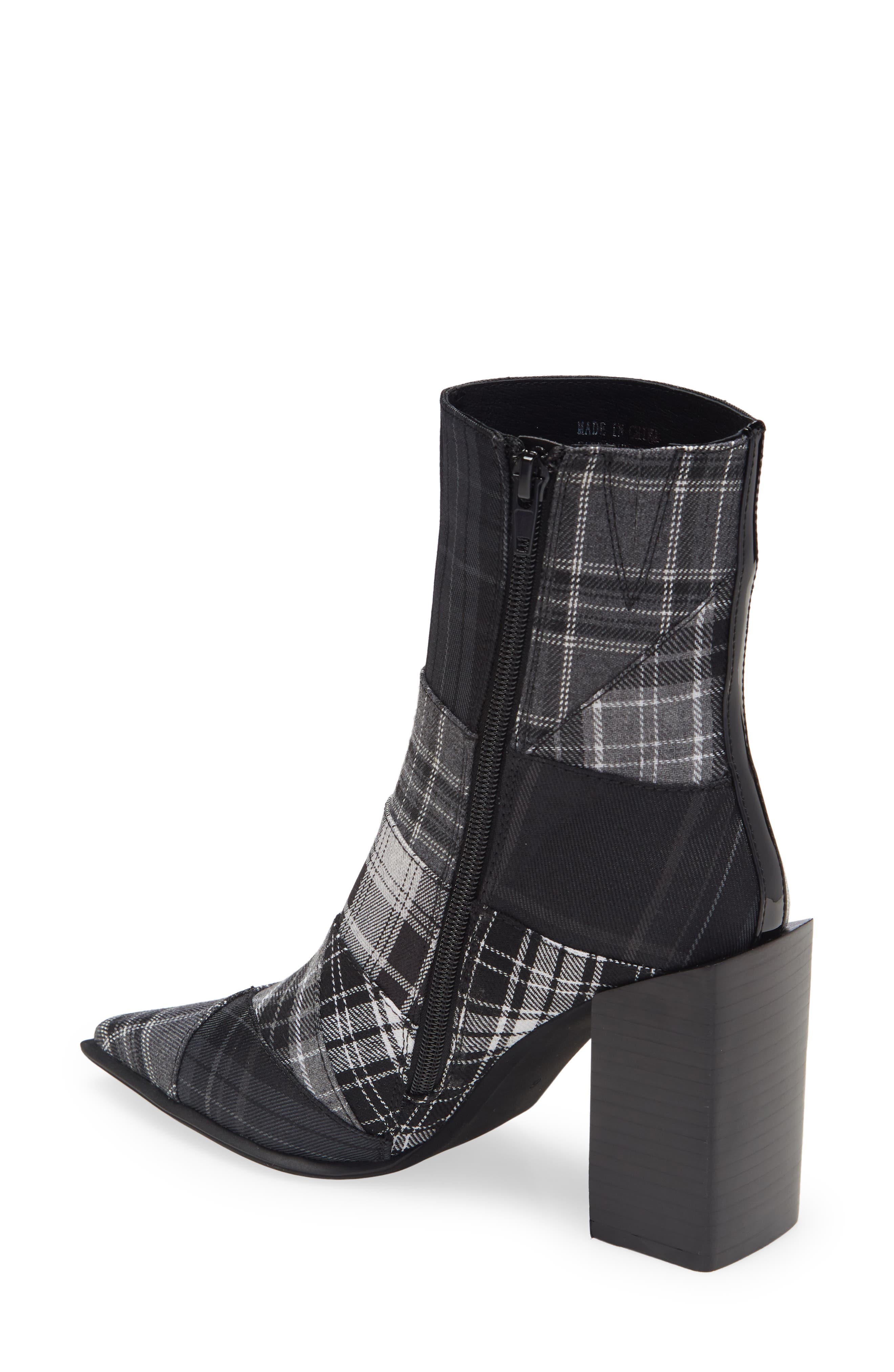 Jeffrey Campbell Lasiren Plaid Bootie, Alternate, color, 
