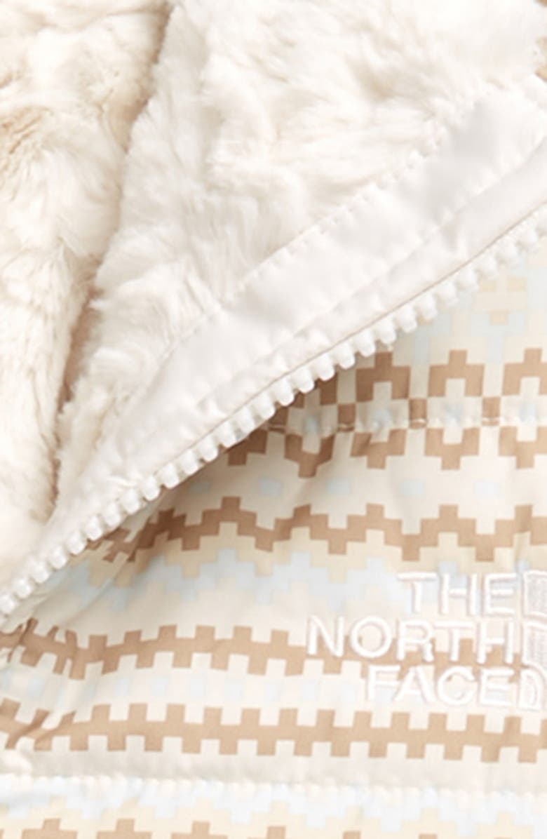 The North Face Mossbud Print Reversible Water Repellent Jacket, Alternate, color, 