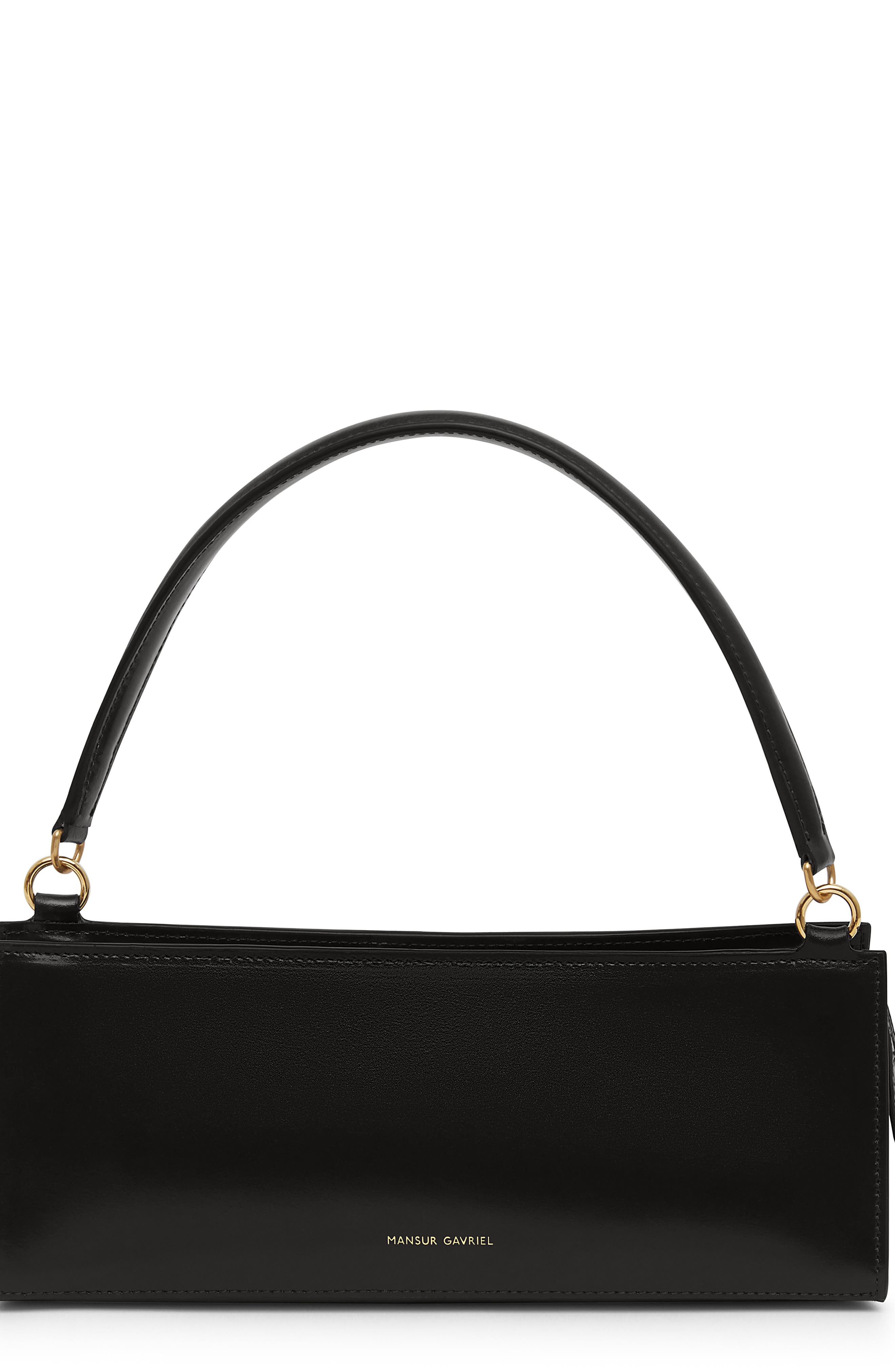 Mansur Gavriel Pencil Case Leather Shoulder Bag, Main, color, 