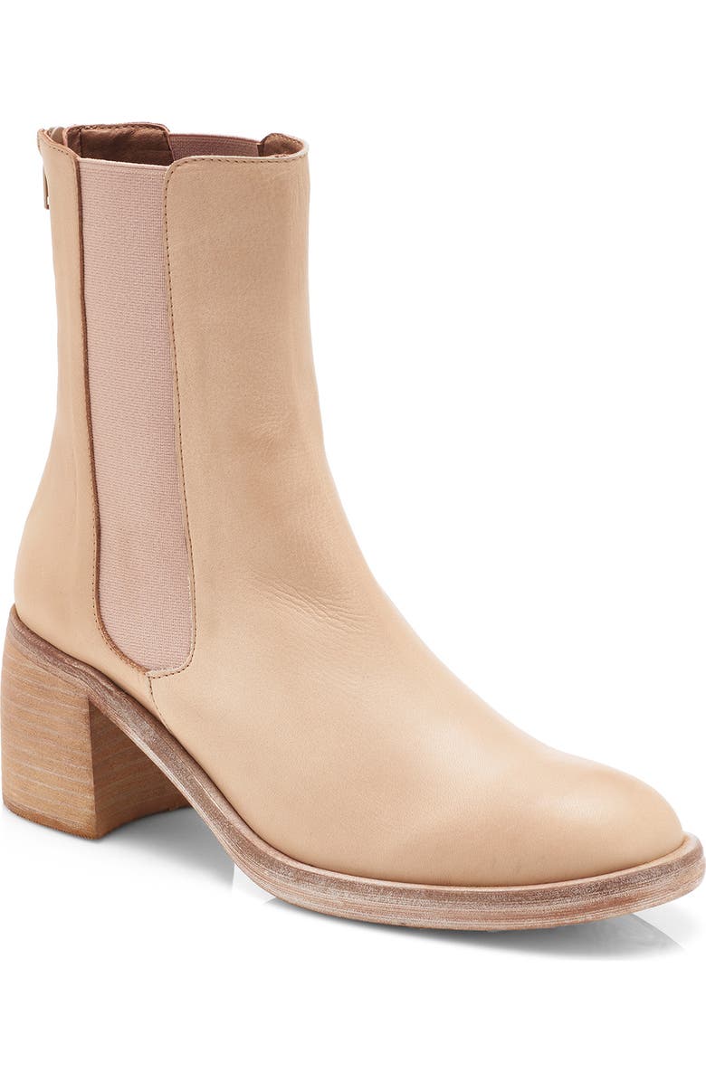 Free People Essential Chelsea Boot, Main, color, Natural Leather