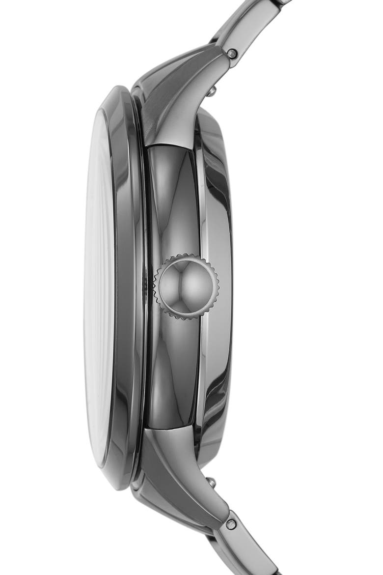 Townsman Automatic Bracelet Watch, 44mm, Alternate, color, GUNMETAL/ BLACK