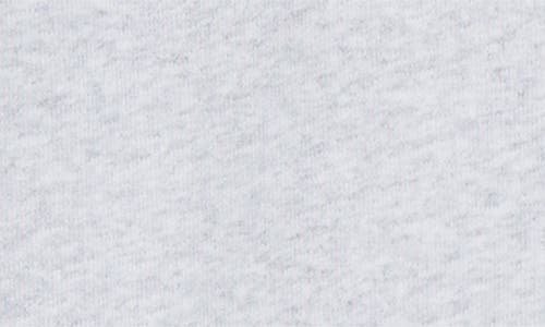 Sporty And Rich Sporty & Rich Ivy Logo Appliqué Cotton Graphic Zip-up Hoodie In Gray