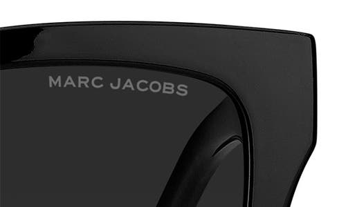 Marc Jacobs 53mm Gradient Square Sunglasses In Black