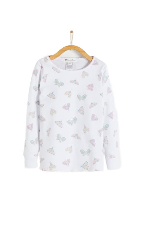 Babycottons Lisa Snug Fit Long Pajama Set For Infant In White