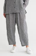 Eileen Fisher Cropped Lantern Linen Pants