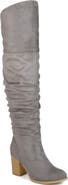 Journee Collection JOURNEE Kaison Ruched Tall Boot
