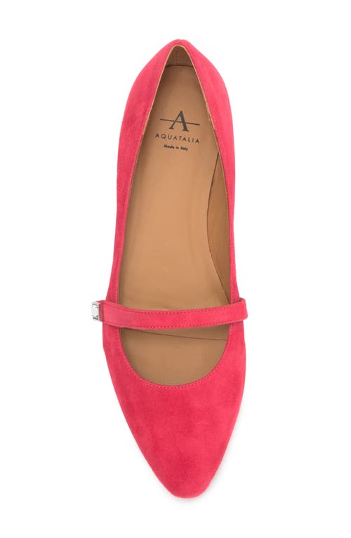 Aquatalia Priya Pointed Toe Pump In Raspberry