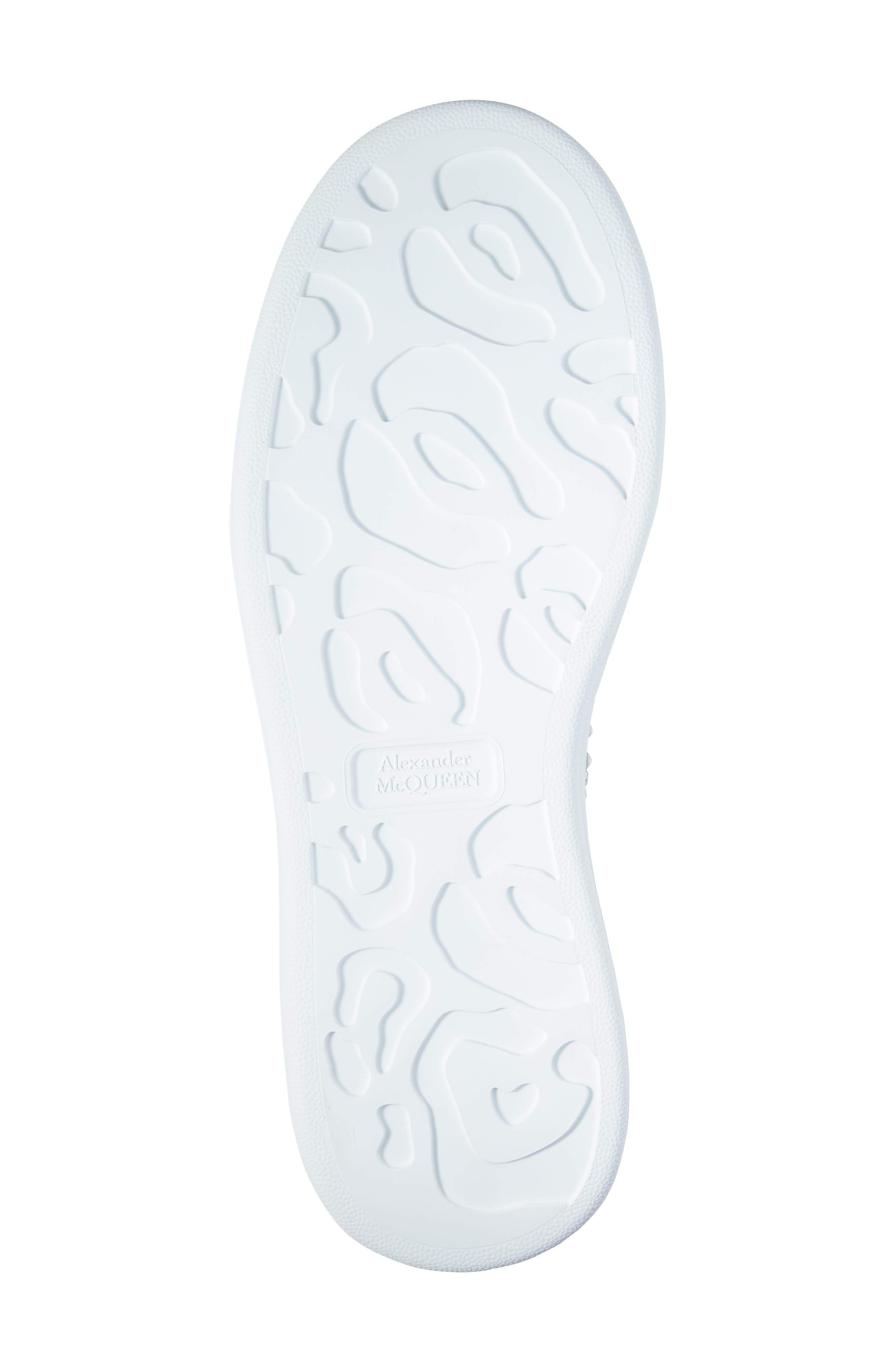 McQueen Oversized Crystal Embellished Sneaker, Alternate, color, 