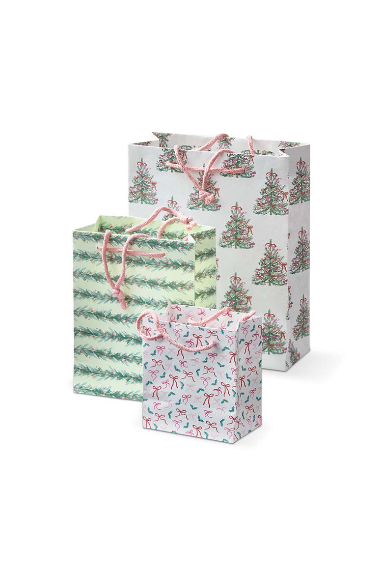 Very Merry Christmas Gift Bag Multicolor Paper Holiday Gifts, Main, color, Multicolored