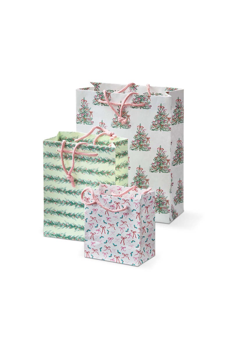 tag Very Merry Christmas Gift Bag Multicolor Paper Holiday Gifts, Main, color, 