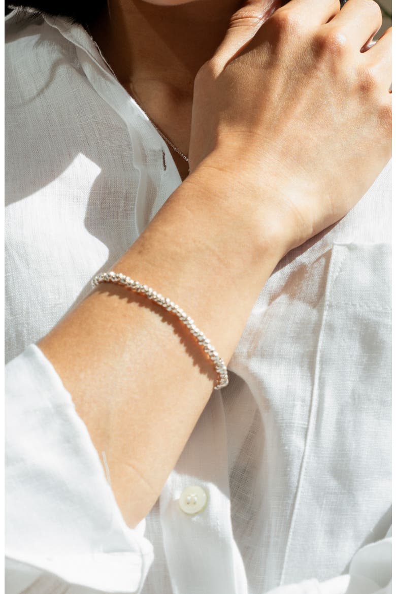 Nomad Nuggets Bracelet, Alternate, color, Sterling Silver