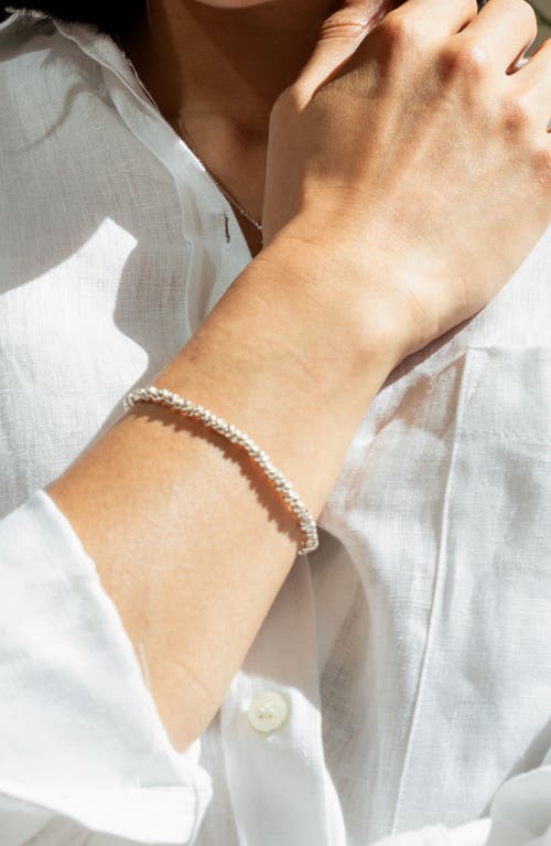 Dower & Hall Nomad Nuggets Bracelet In Silver