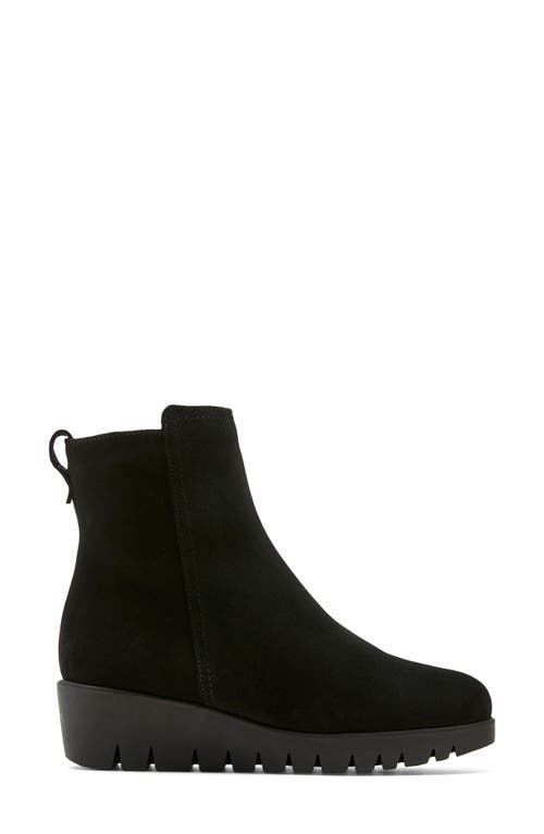 La Canadienne Teagan Wedge Bootie In Black