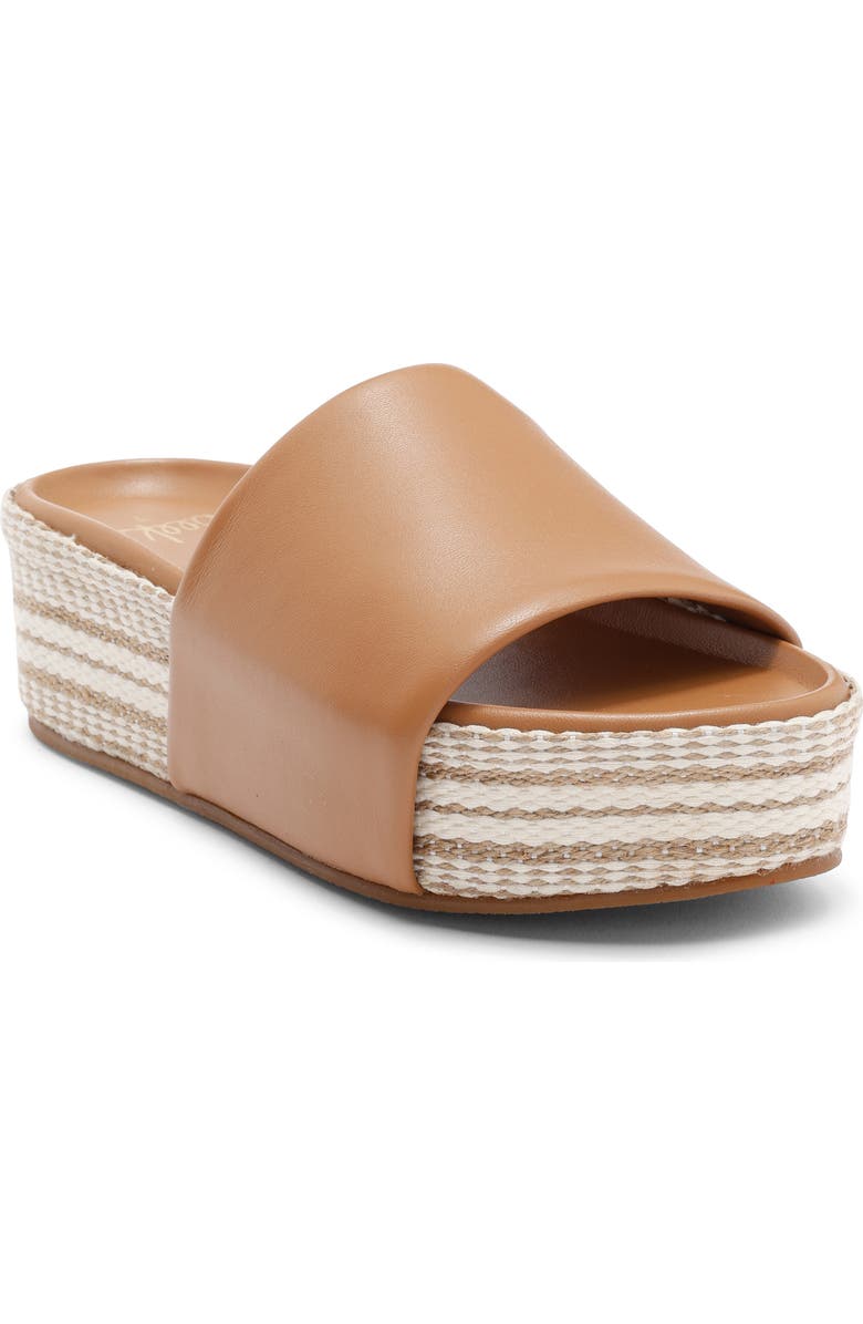 Beek Albatross Platform Sandal, Main, color, Honey