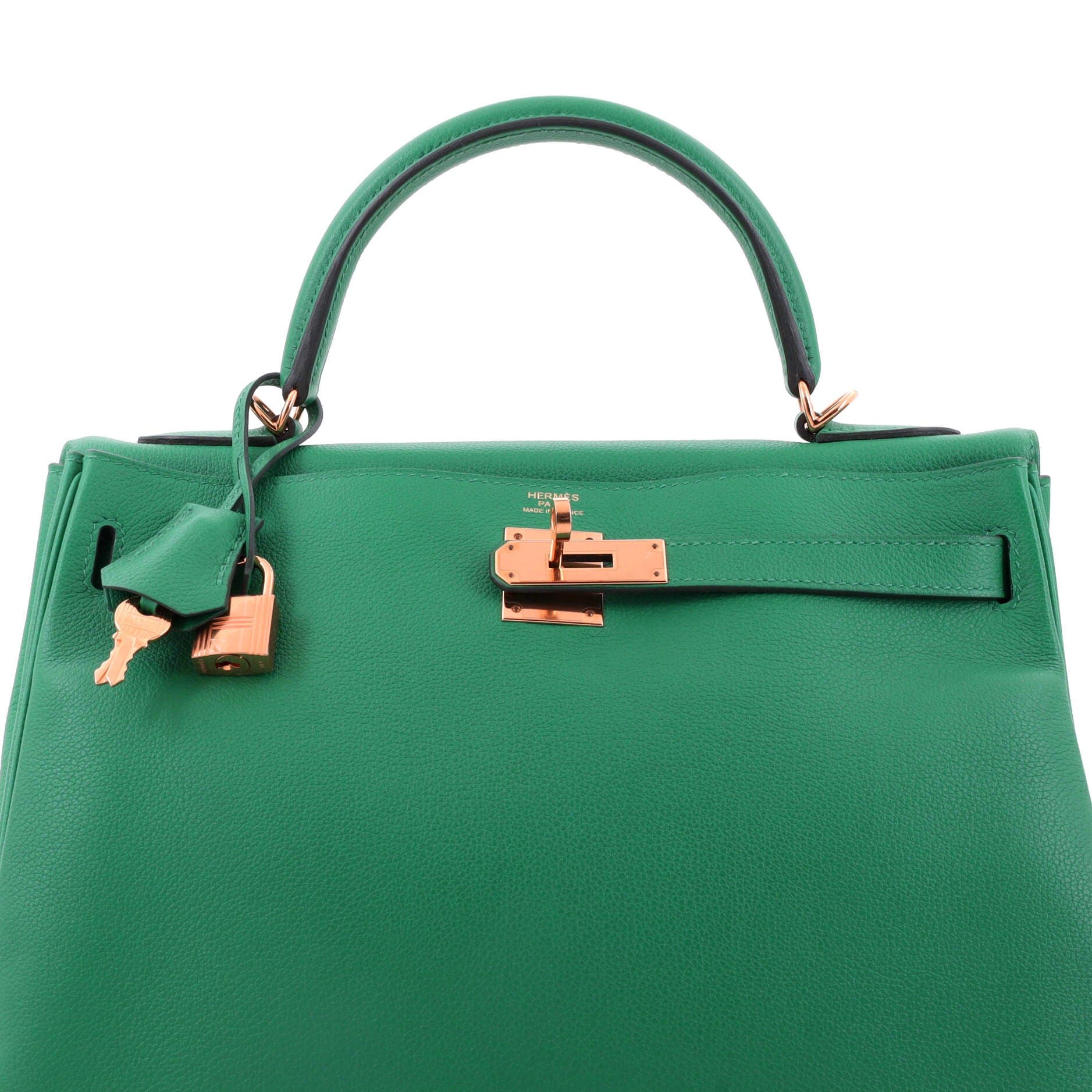 Kelly Handbag Green Evercolor with Gold Hardware 32, Alternate, color, Green