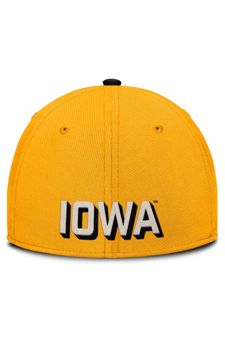 Nike Men's Nike Gold Iowa Hawkeyes Legacy Rise Performance Flex Hat, Alternate, color,