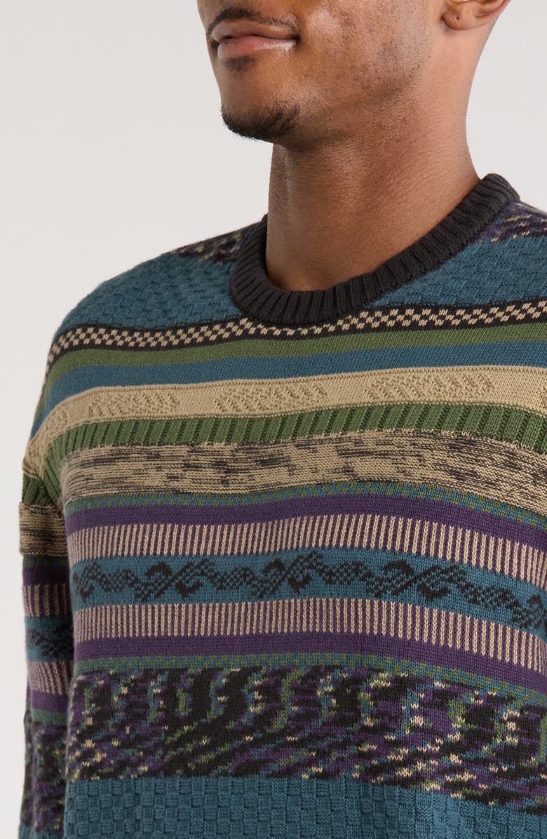 Vans Boyer Stripe Cotton Sweater, Alternate, color, 
