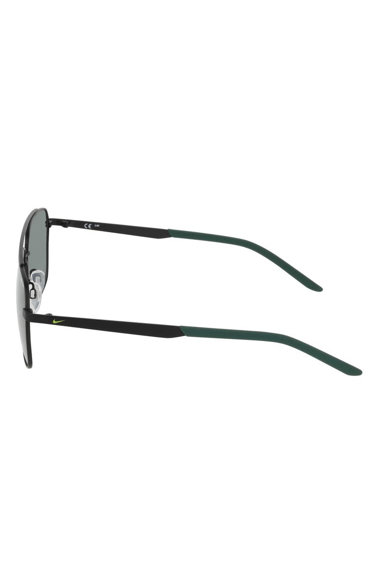 Nike Traveler Strike 58mm Polarized Rectangular Sunglasses, Alternate, color, 