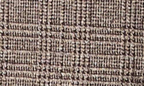 Lush Glen Plaid Sleeveless Minidress In Brown